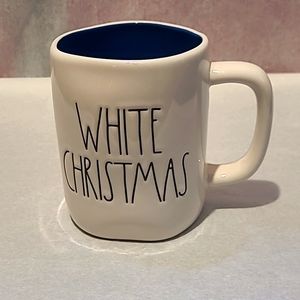 Rae Dunn White Christmas Mug Double Sided